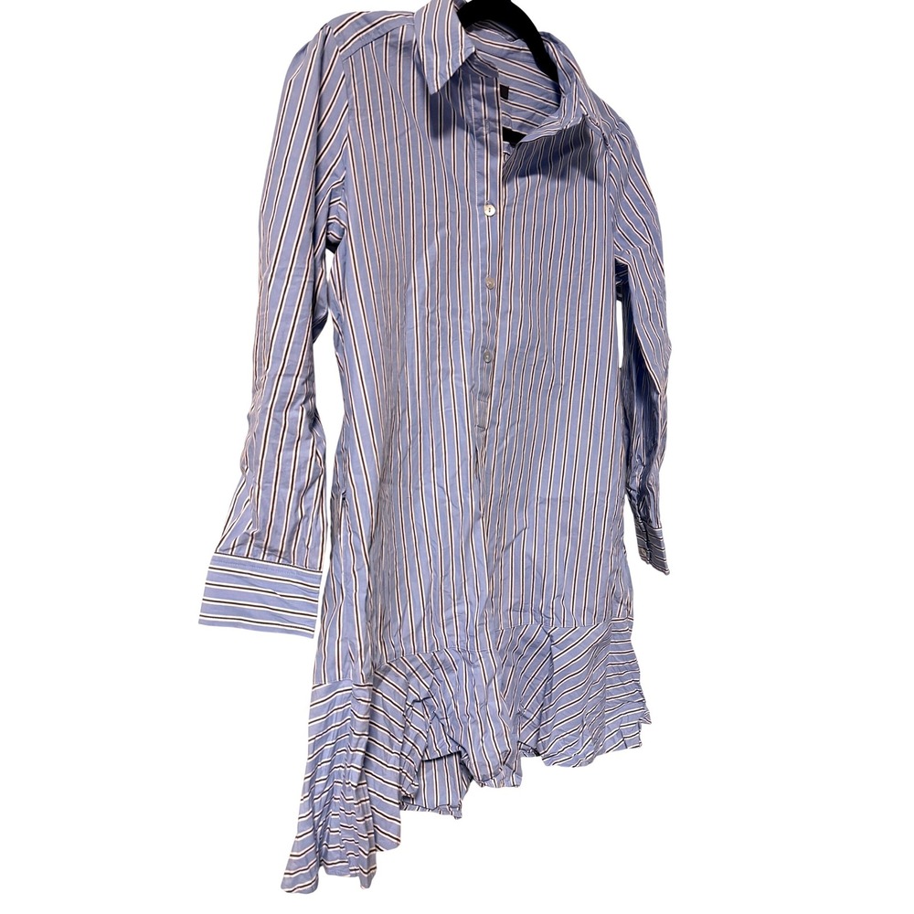 Quince 100% Organic Cotton Poplin Drop Waist Shirt Dress Womens Small - Picture 7 of 11